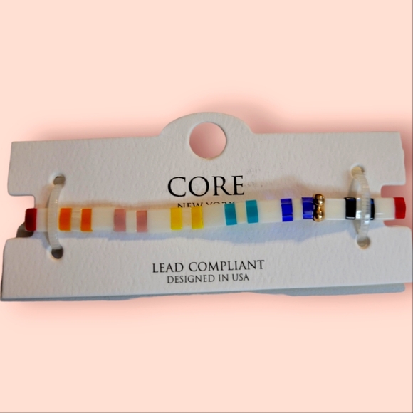 Stretch flat bead bracelet - Picture 1 of 2